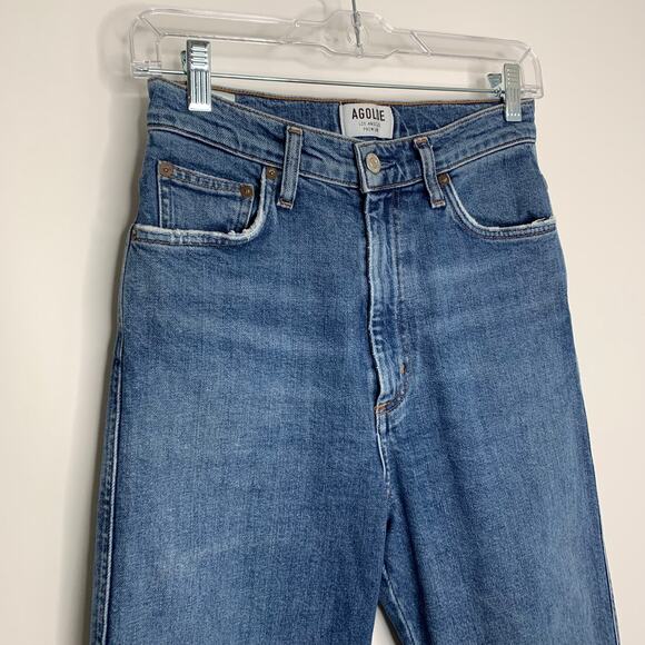 AGOLDE Pinch Waist Straight Jeans Womens Size 26 Blue - Picture 10 of 16